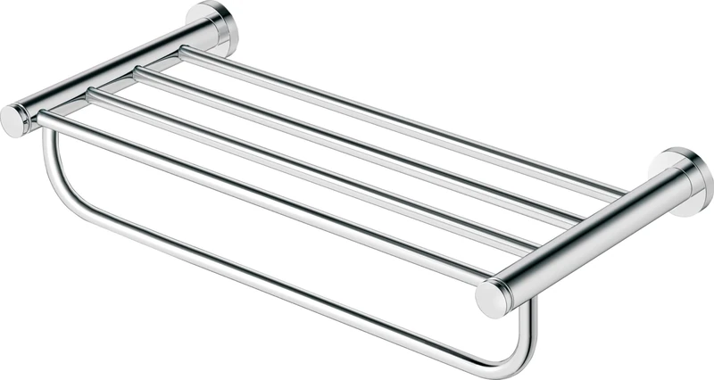 Duravit D Code 0099251000 Towel Shelf 630 x 220 mm, Chrome-Plated