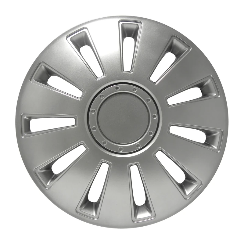 Carpoint 2211101 Hub Cap Set silverstone 16 Inches - Car Wheel Trims (Set of 4)