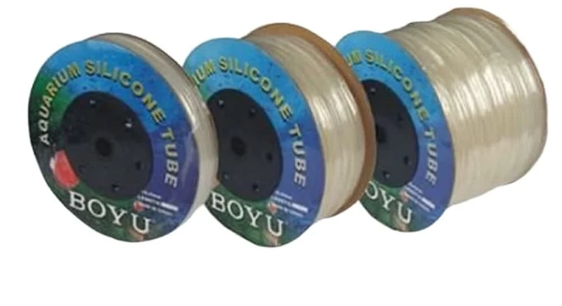 AquaForte Air Hose 4 x 6 mm Silicone 100 m Transparent