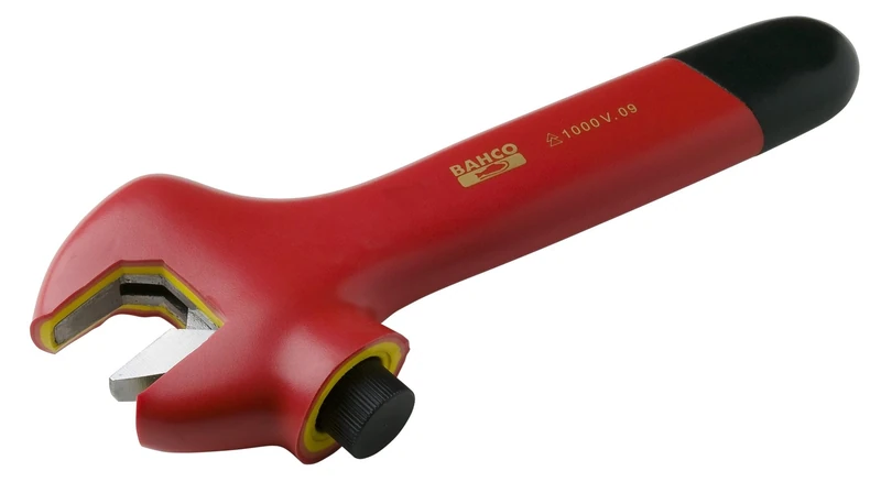 Bahco 8073VLT Insulated Adjustable Wrench, Black/Red, 39/305 mm