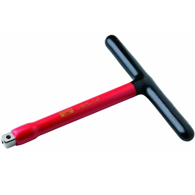 Bahco 8154-1/2V Insulated T-Handle, Black/Red, 1/2-Inch, 200 x 190 mm