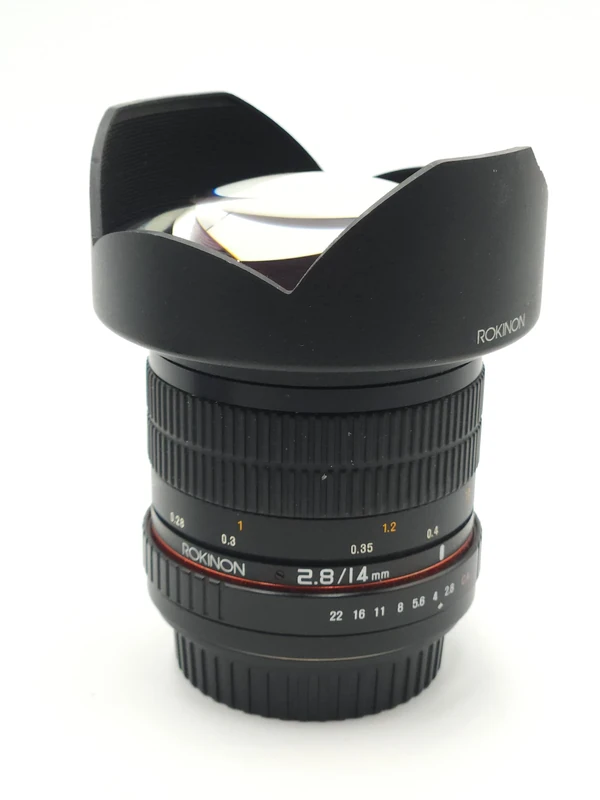 Samyang SY14M-C 14mm F2.8 Ultra Wide Fixed Angle Lens for Canon, Black