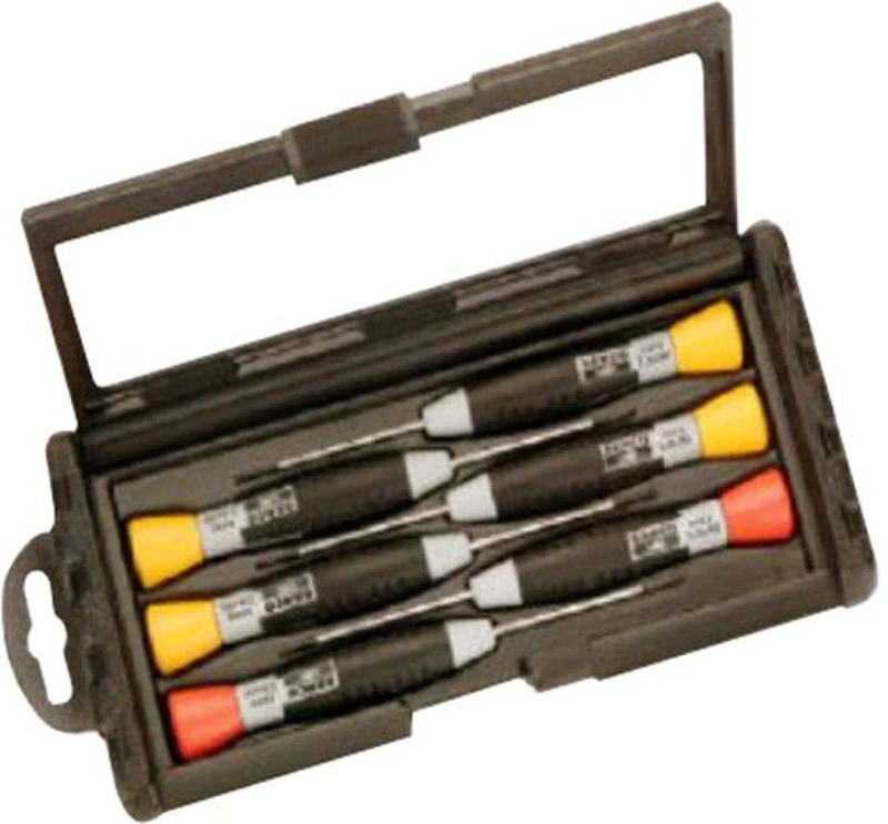 Bahco Precision Screwdriver Set 7-Piece Slotted Head PH PZ (Old Version)