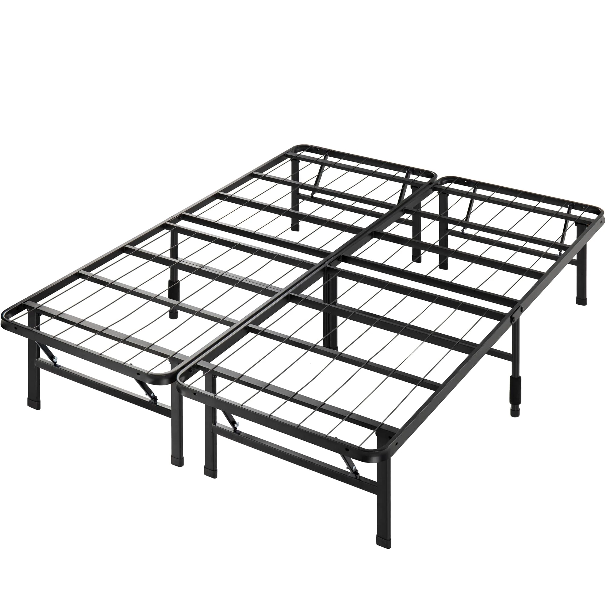 ZINUS Shawn 35.6 cm Metal SmartBase Bed Frame, Platform Bed Frame Without Box Spring, Sturdy Steel Frame, Under Bed Storage, Queen