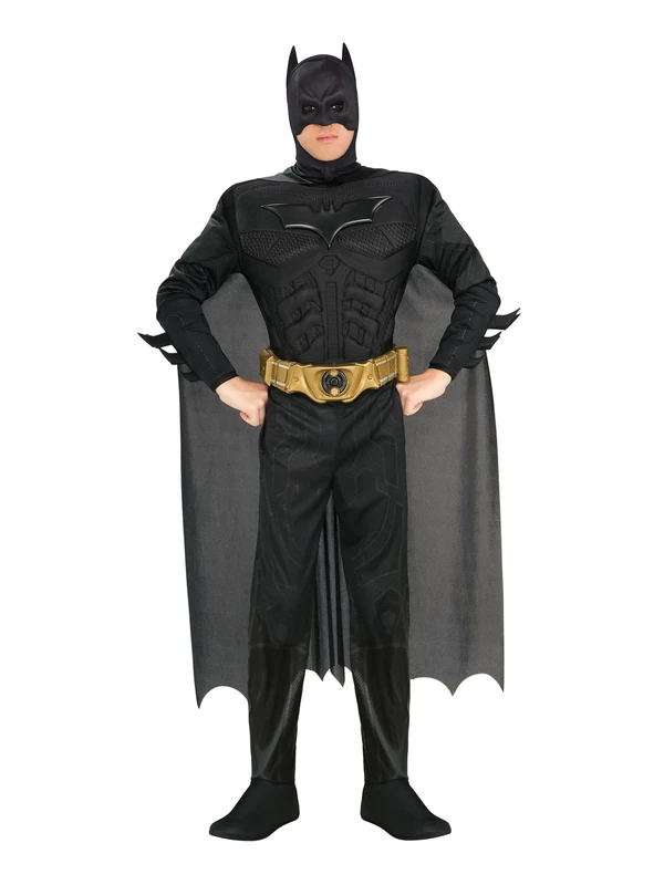 Rubie's Dark Knight Rises Costume, Mens Batman Muscle Costume Style 2, Black, M
