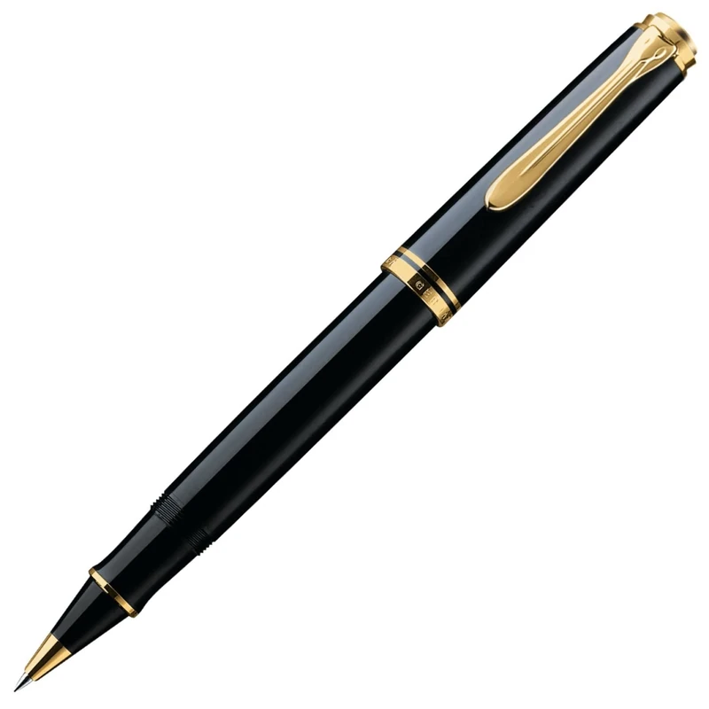 Pelikan Souverän R600 Roller Ball Point Pen - Black - Image 1