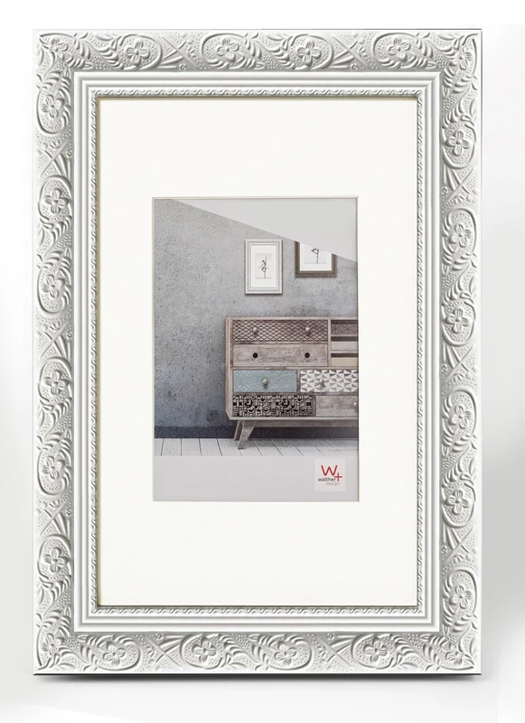 walther Design Picture Frame White 50 x 70 cm Barock CR070W