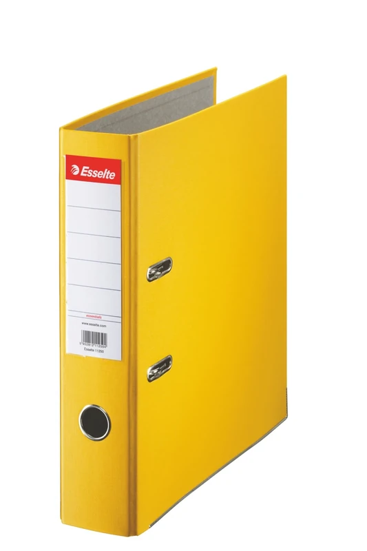 Esselte Essentials 75 mm A4 Lever Arch Files - Yellow, Pack of 20