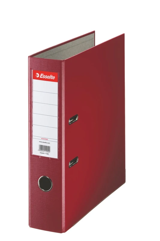 Esselte Essentials 75 mm A4 Lever Arch Files - Bordeaux, Pack of 20