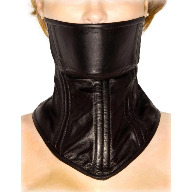 Strict Leather Black Neck Corset