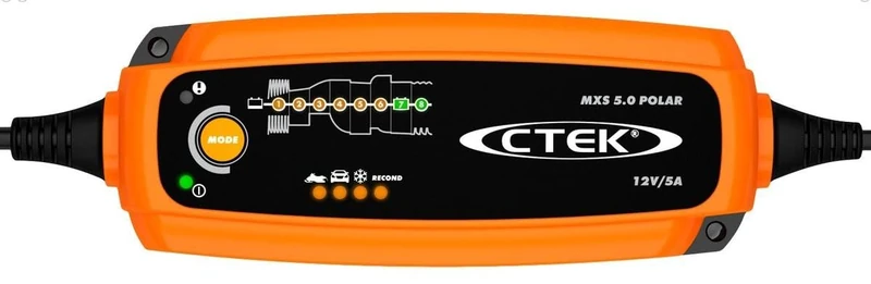 CTEK MXS 5.0 Polar Battery Charger - Orange