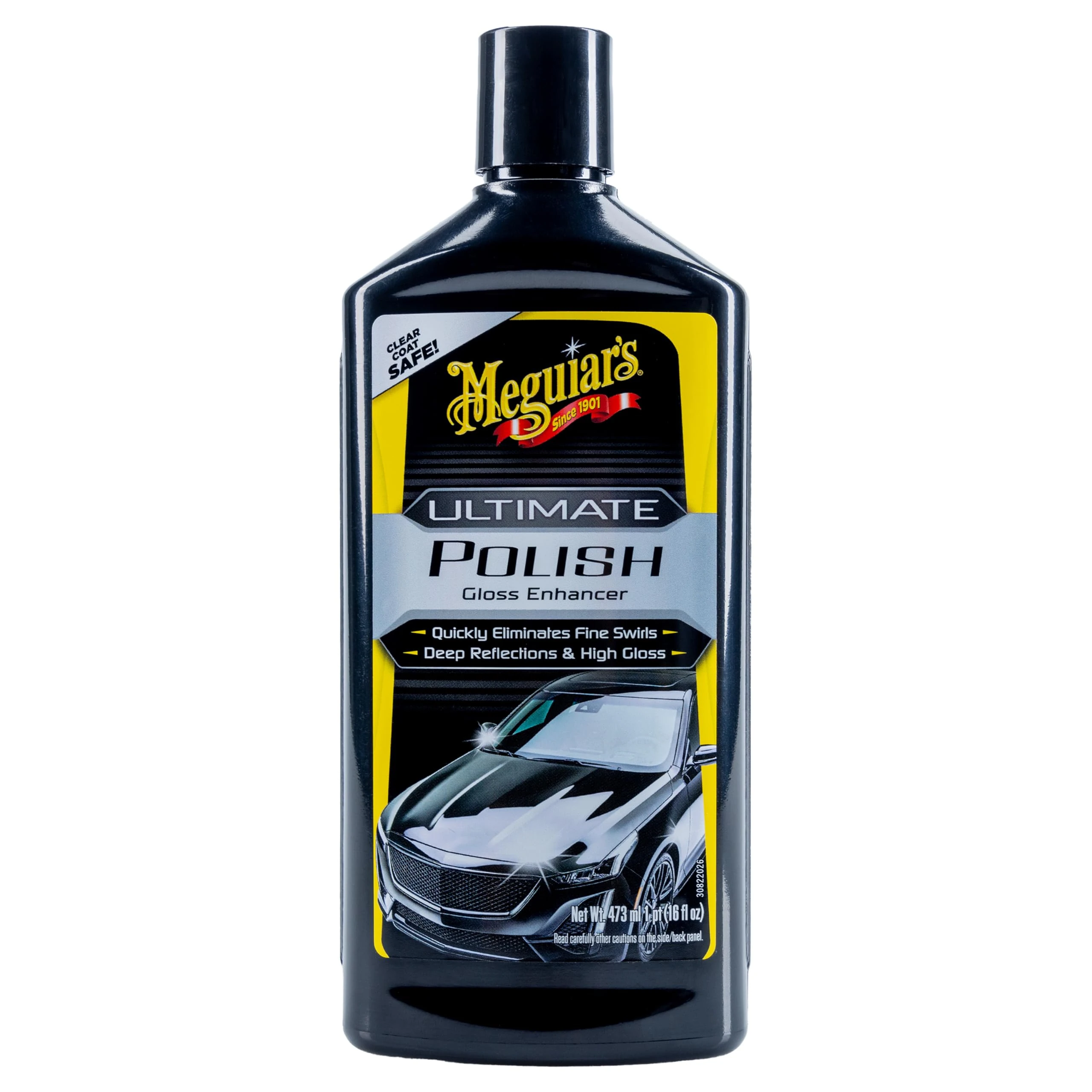 Meguiar's Ultimate Car Polish Pre-Waxing Glaze 473ml - For Deep Reflections and Maximum Gloss - G19216EU