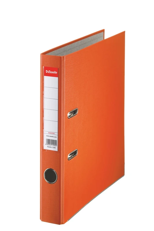 Esselte Essentials 50 mm A4 Plastic Lever Arch Files Spine - Orange Pack of 25