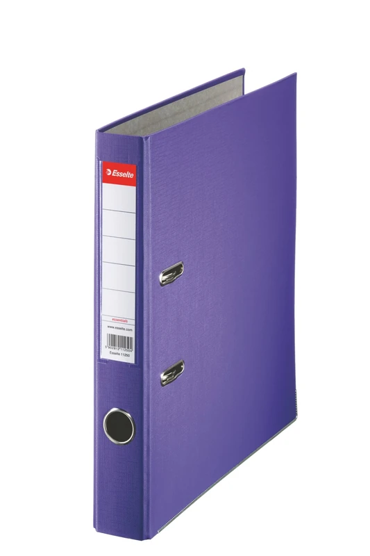 Esselte Essentials 50 mm A4 Plastic Lever Arch Files Spine - Violet, Pack of 25
