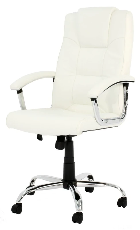 Alphason,AOC4201A-L-CM,Houston Cream high back leather executive chair,Cream