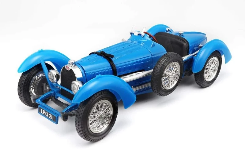 Bburago BUGATTI TYPE 59 Classic Super Car – 1:18 Scale – Incredibly Detailed Die-Cast Replica Collectible Model Vehicle