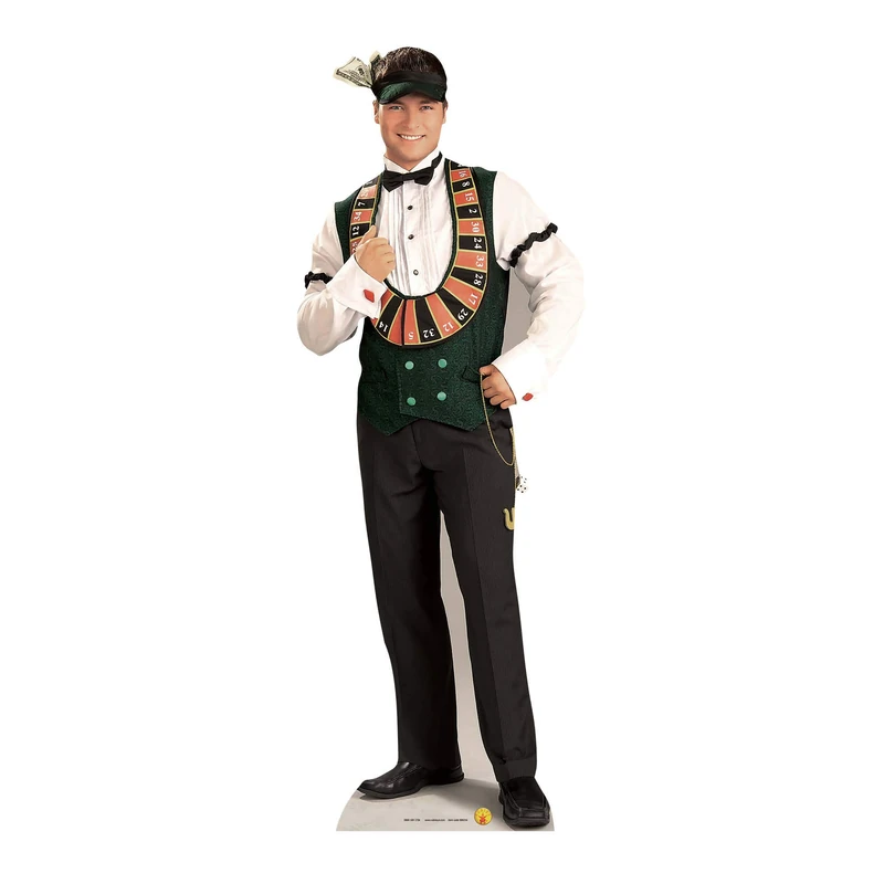 Star Cutouts Cut Out of Casino Croupier