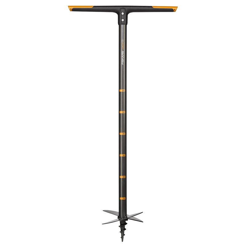 Fiskars Hand Drill, For Holes up to Ø 200 mm, Black/Orange, QuikDrill, L, 1000640