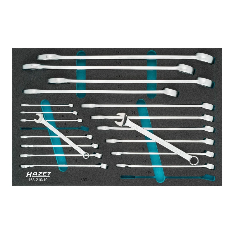 Hazet Combination Spanner Set, 163-210/19