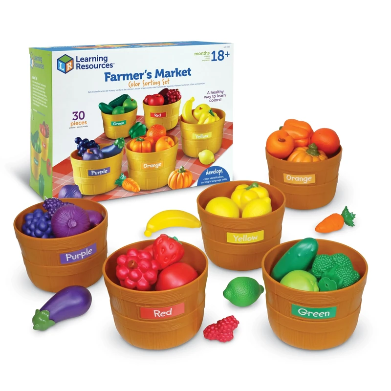 Learning Resources Farmers Market Color Sorting Set