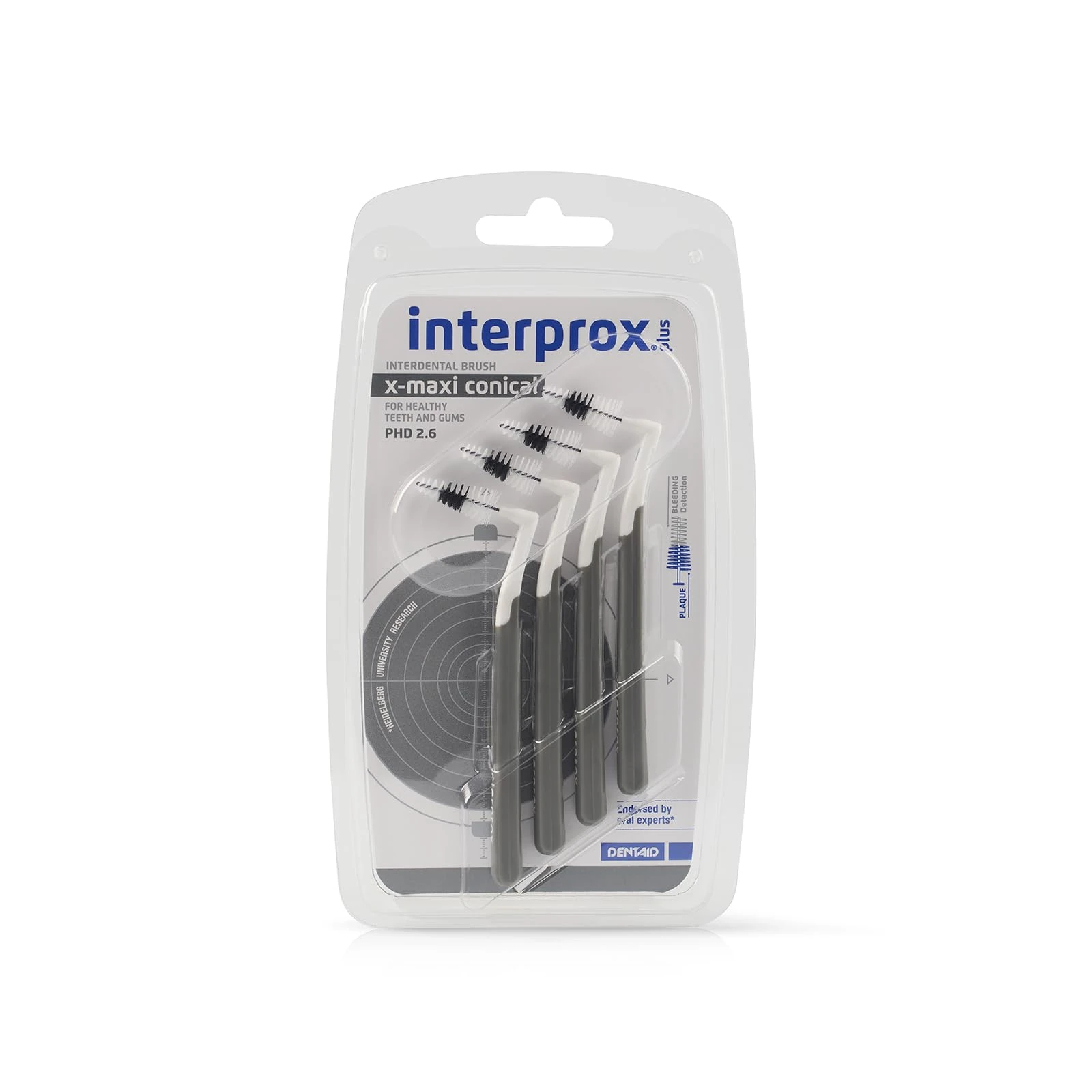 Interprox Plus X-Maxi Interdental Brushes Grey Pack of 4