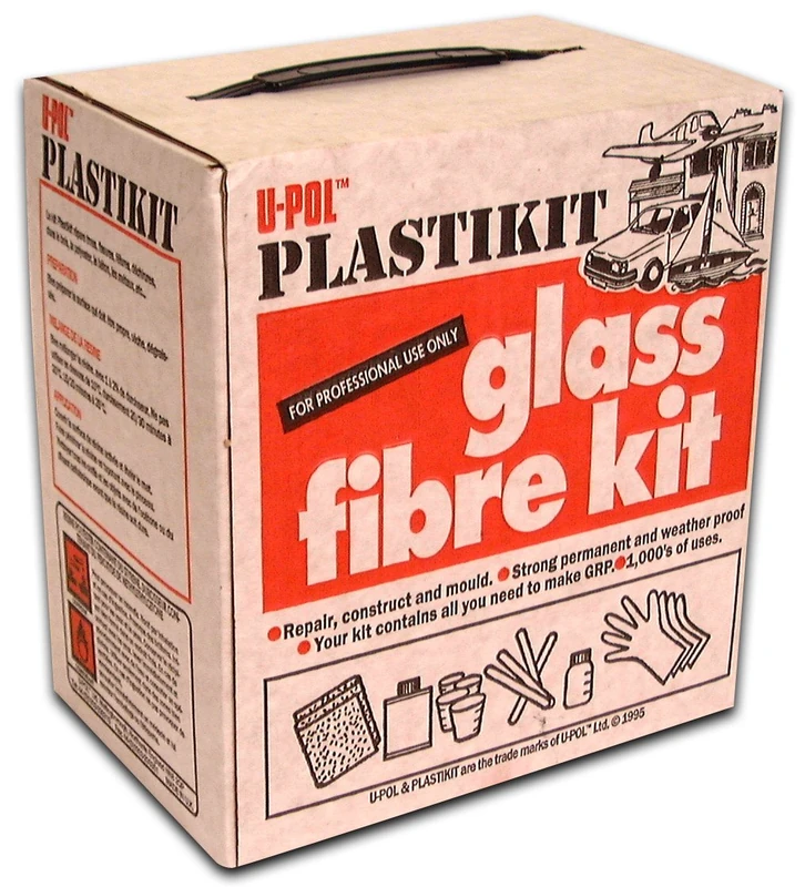 Upol PK1 Plastikit Professional Resin/Glass Fibre Repair Kit