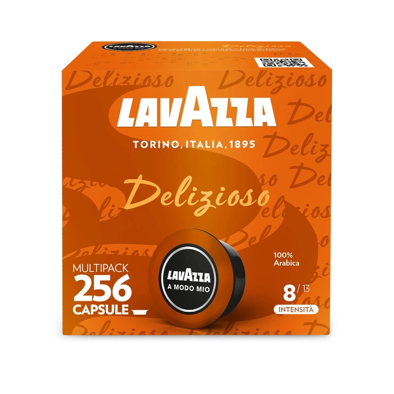 Lavazza A Modo Mio Coffee Pods Espresso Delizioso - 16 Pack of 16 (256 capsules)