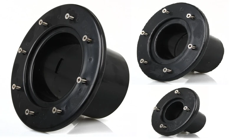 AquaForte Extra heavy and large tank/foil feed-through, 160 mm, black