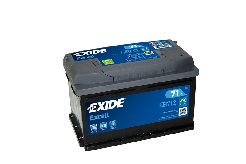 Exide Eb712 Starter Battery 71 Ah