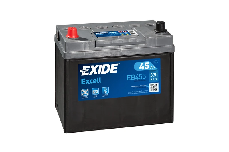 Exide 043Se Eb455 Car Battery 45 Ah