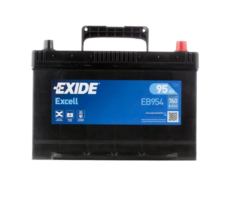 Exide 249Se EB954 Car Battery 95 Ah