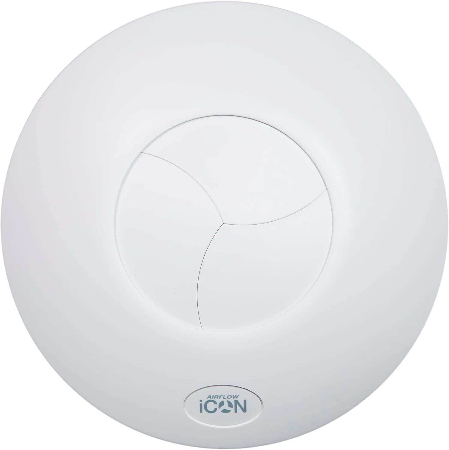 Airflow iCON 15S 12V Bathroom Extractor Fan - 100mm/4-6.1W Energy Saving, 21 l/s - Silent Iris Backdraught Shutter - Optional Humidity, PIR & Timer Modules Sold Separately | 3-Years Warranty