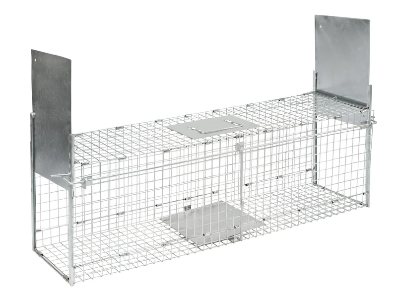 Kerbl 299676 Animal Trap Collapsible with 2 Entry Places 100 x 28 x 28 cm