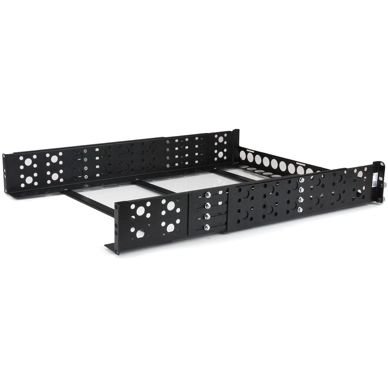 StarTech.com 2U Universal Rack Mount Rails - for 19in Server Rack Enclosure or Cabinet - Adjustable A/V Rack Rails (UNIRAILS2U)