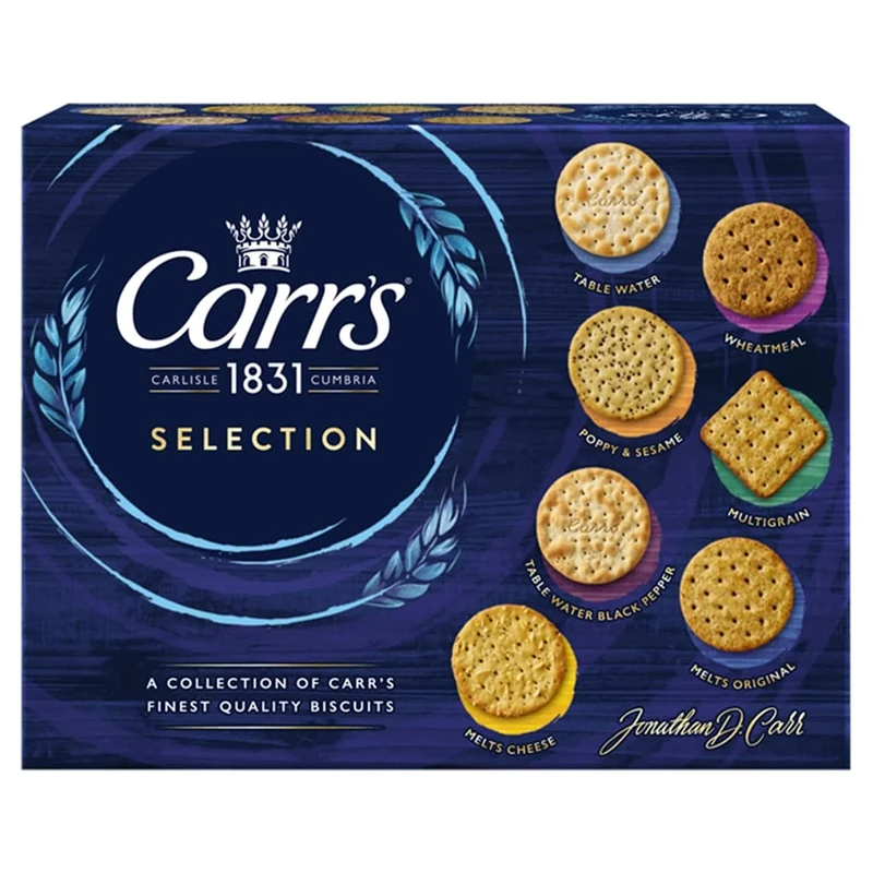 Carr's Selection Assortment Crackers, 200 g (Pack of 1)