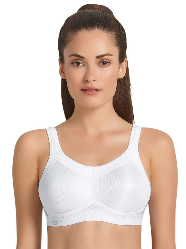 Anita Women's Non-Wired Seamless Sports Bra 5529 White 30 B - Image 1