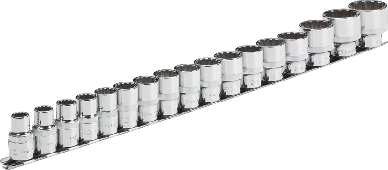 Vigor V1898 Socket Set With Multi-Purpose Profile, 1/2"