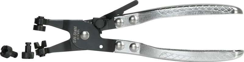 SW-Stahl 61760L Spring Band Clamp Pliers, Straight Type Hose Tool
