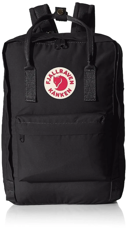 Fjällräven Lightweight Kanken Outdoor Hiking Backpack available in Black - One Size