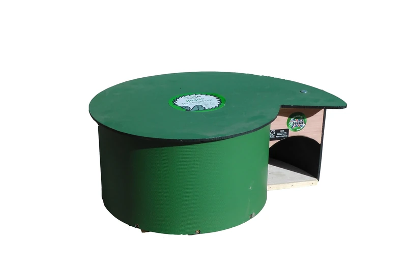 Wildlife World HH7 Hoglio Hogilow Hedgehog Home As Featured On Autumn Watch, Green, 230.0 mm*500.0 mm*390.0 mm