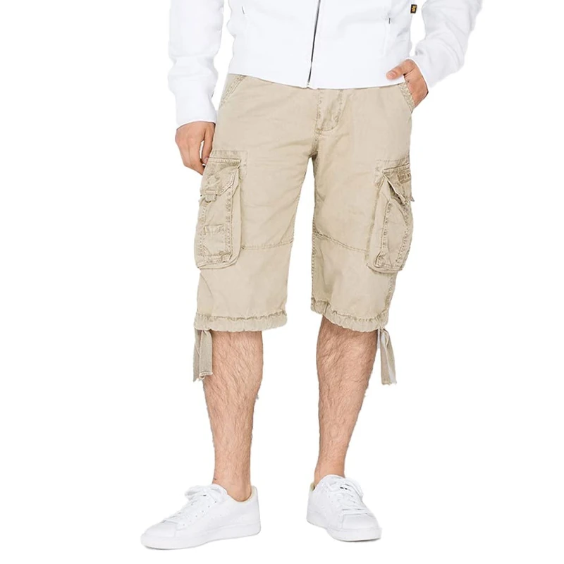 Alpha Industries Jet Short Mens Bone White