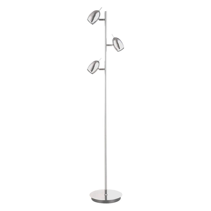 Megaman LED Floor Lamp, Métal, GU10, 2.4 W, Chrome - Image 1