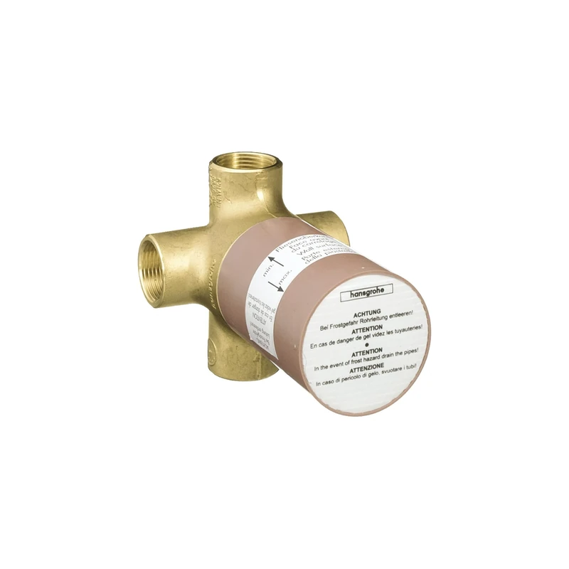 Hansgrohe 15936181 Puravida Quattro Green 3-Way Diverter Valve Rough, 3/4-Inch