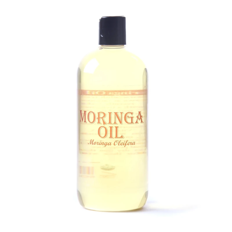 Mystic Moments | Moringa (Drumstick) Carrier Oil 1 Litre - Pure & Natural Oil Perfect For Hair, Face, Nails, Aromatherapy, Massage and Oil Dilution Vegan GMO Free