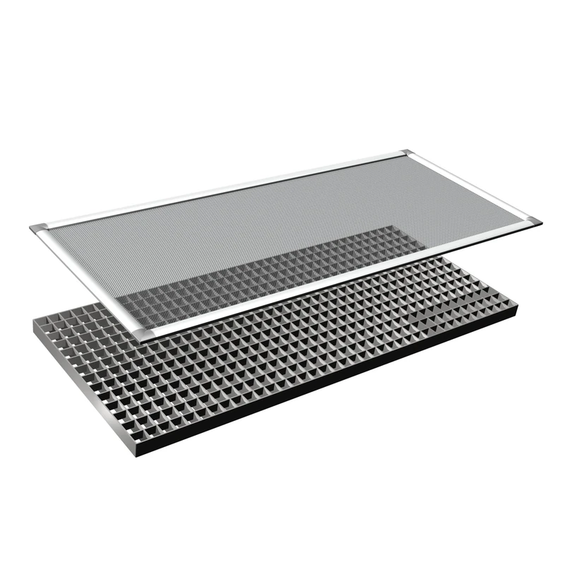 Windhager Aluminium Cellar Shaft Cover, 44 x 106 cm, Complete Set, Weatherproof, Crush-resistant, Anodized Aluminum Frame, Magnetic Closure