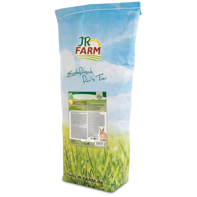 JR Farm Grainless Herbs Dwarf Rabbits Pack of 1 x 5 kg
