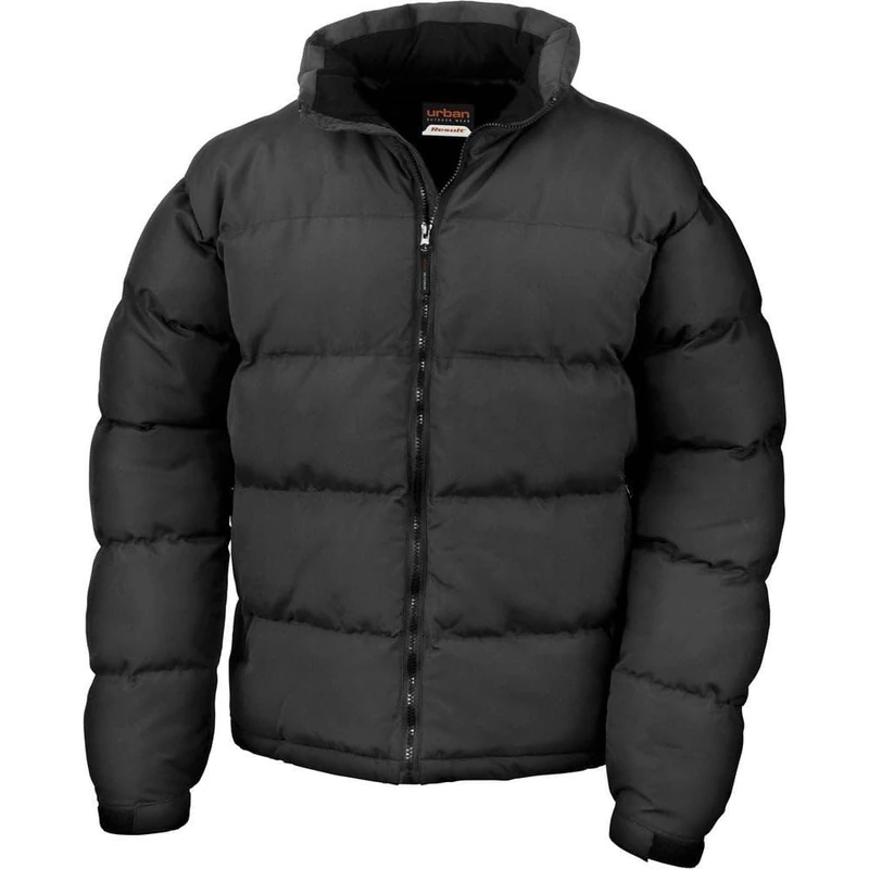 Result R181m Holkham Men's Down Feel Jacket, Black, Large - Image 1