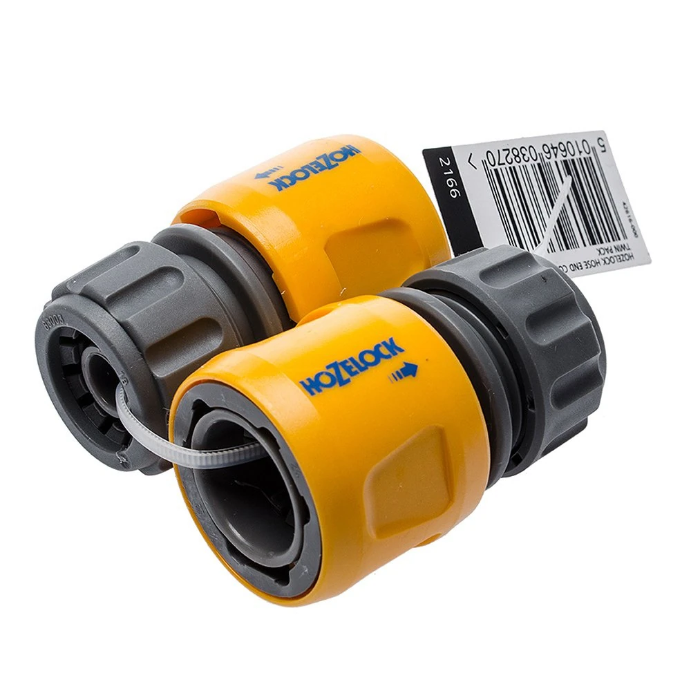 Hozelock 2166 Hose End Connector Twin Pack