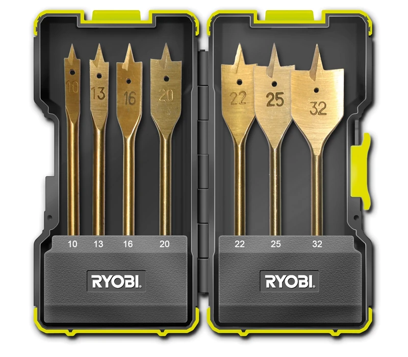 Ryobi Spade Bit Set (7 Pieces)