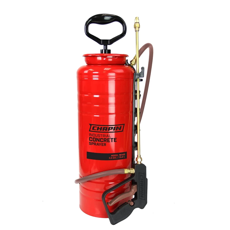 Chapin International Concrete Sprayer, Metal, Red - Image 1